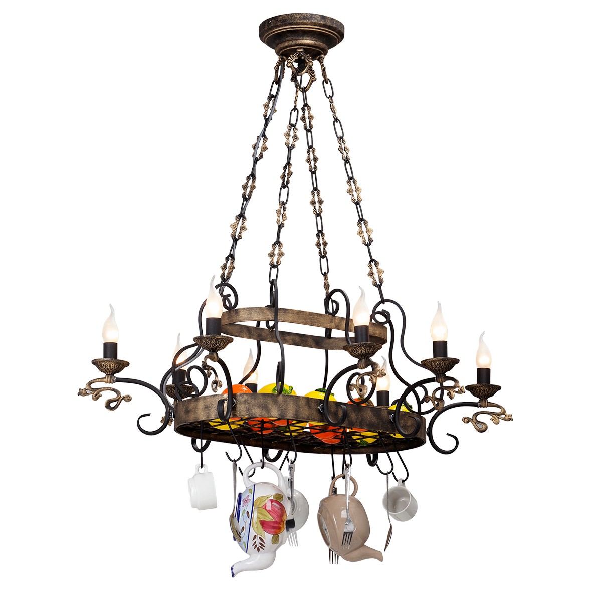 Люстра с чашками V4058 V4058/8 Vitaluce Premium