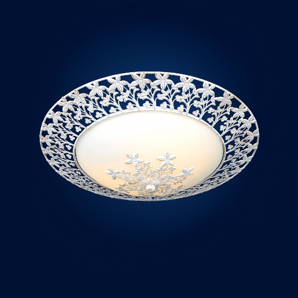 Светильник с цветочками 3860 1-3860-2-WHS E27 Максисвет