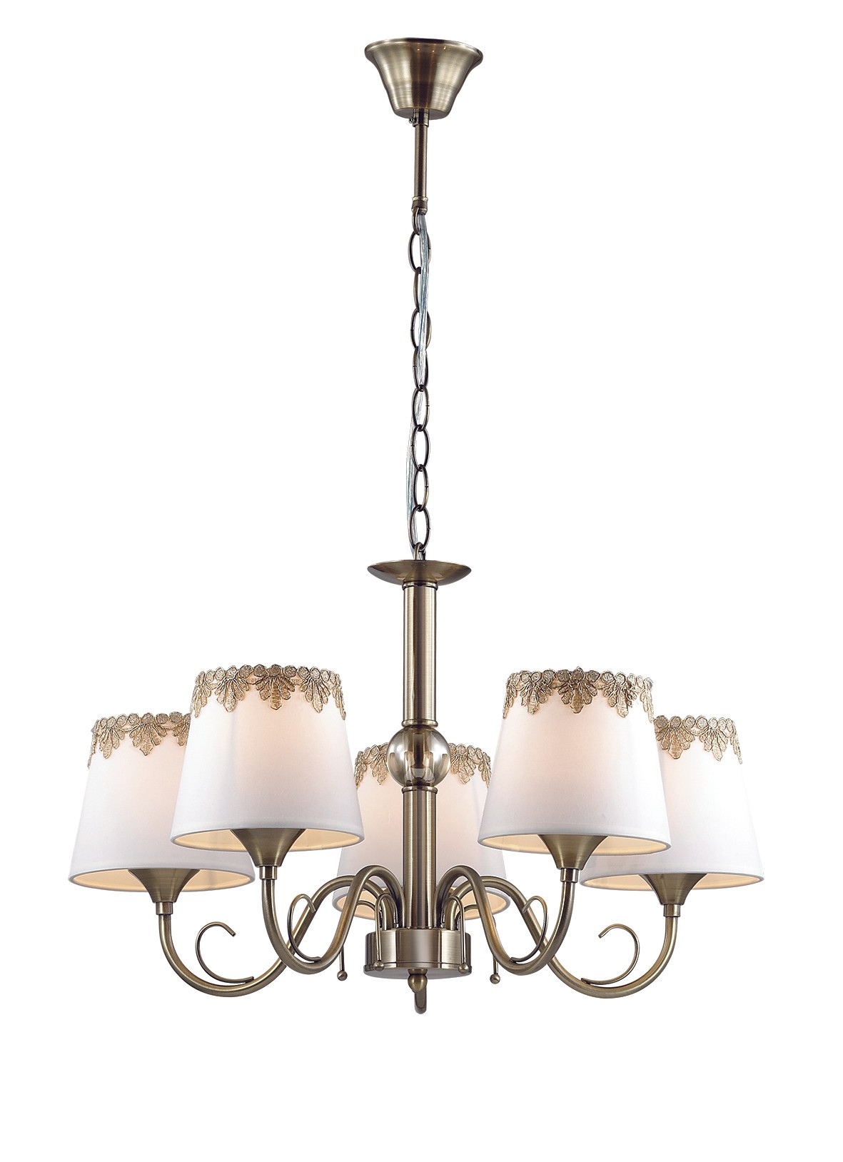 Люстра подвесная с цветочками Placida 2998/5 Lumion