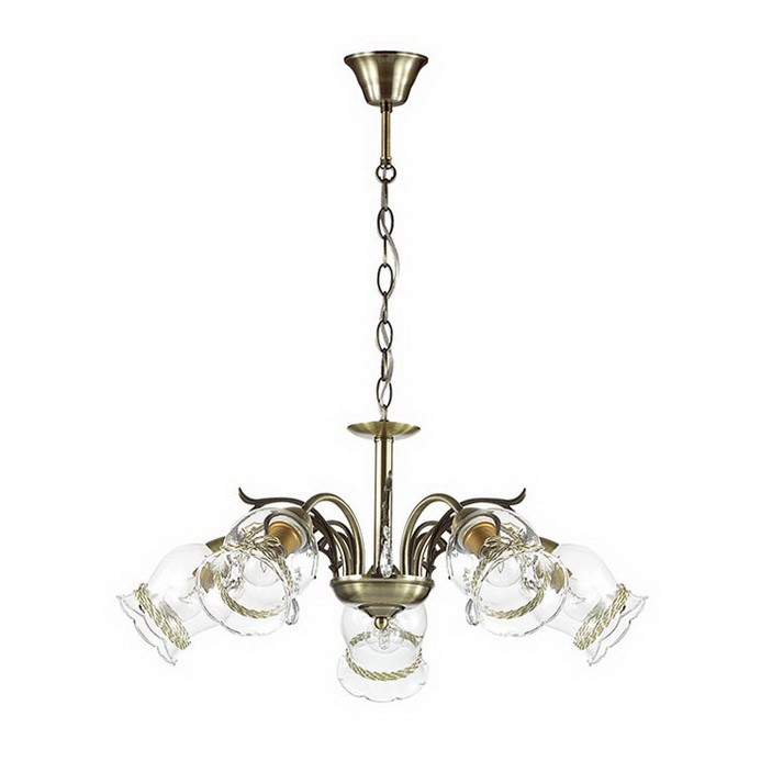 Люстра подвесная с цветочками Divina 3094/5 Lumion