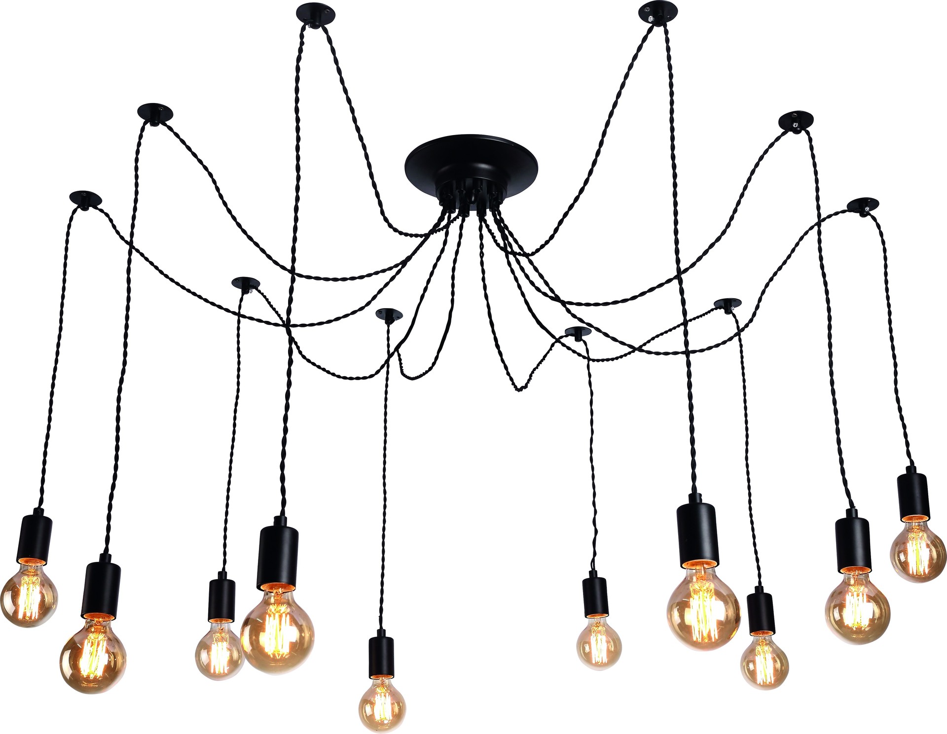 Люстра в форме паука Fuori A9184SP-10BK Arte Lamp