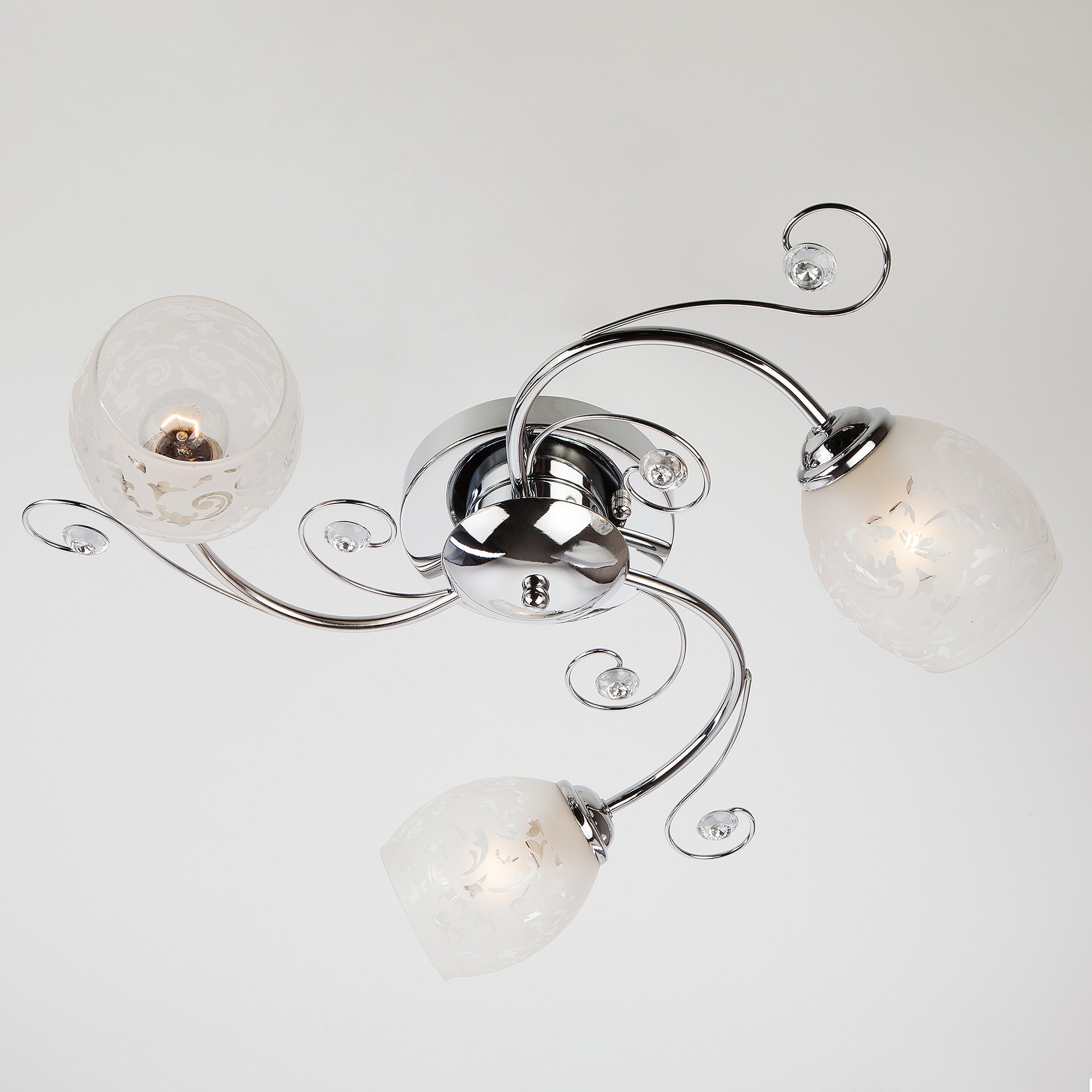 Потолочная люстра Eurosvet Roksana 9677/3 хром