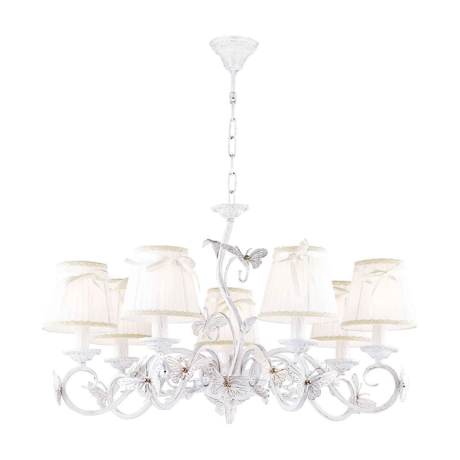 Люстра подвесная с цветочками Mariposa 1839-7P Favourite