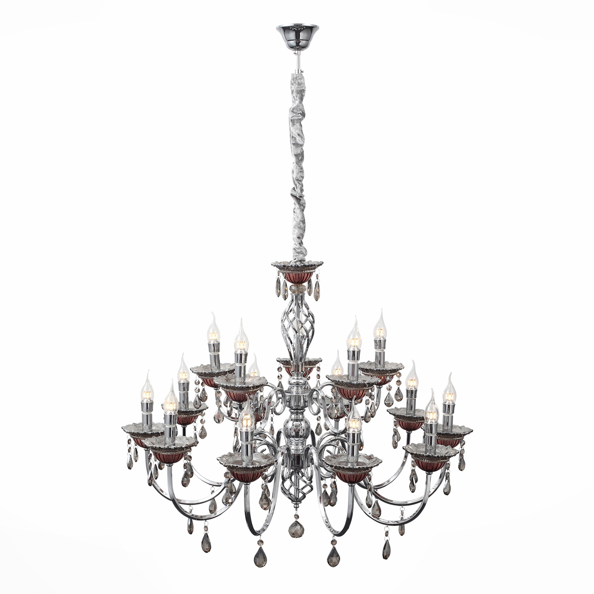 Подвесная хрустальная люстра SL139 ST Luce SL139.103.15