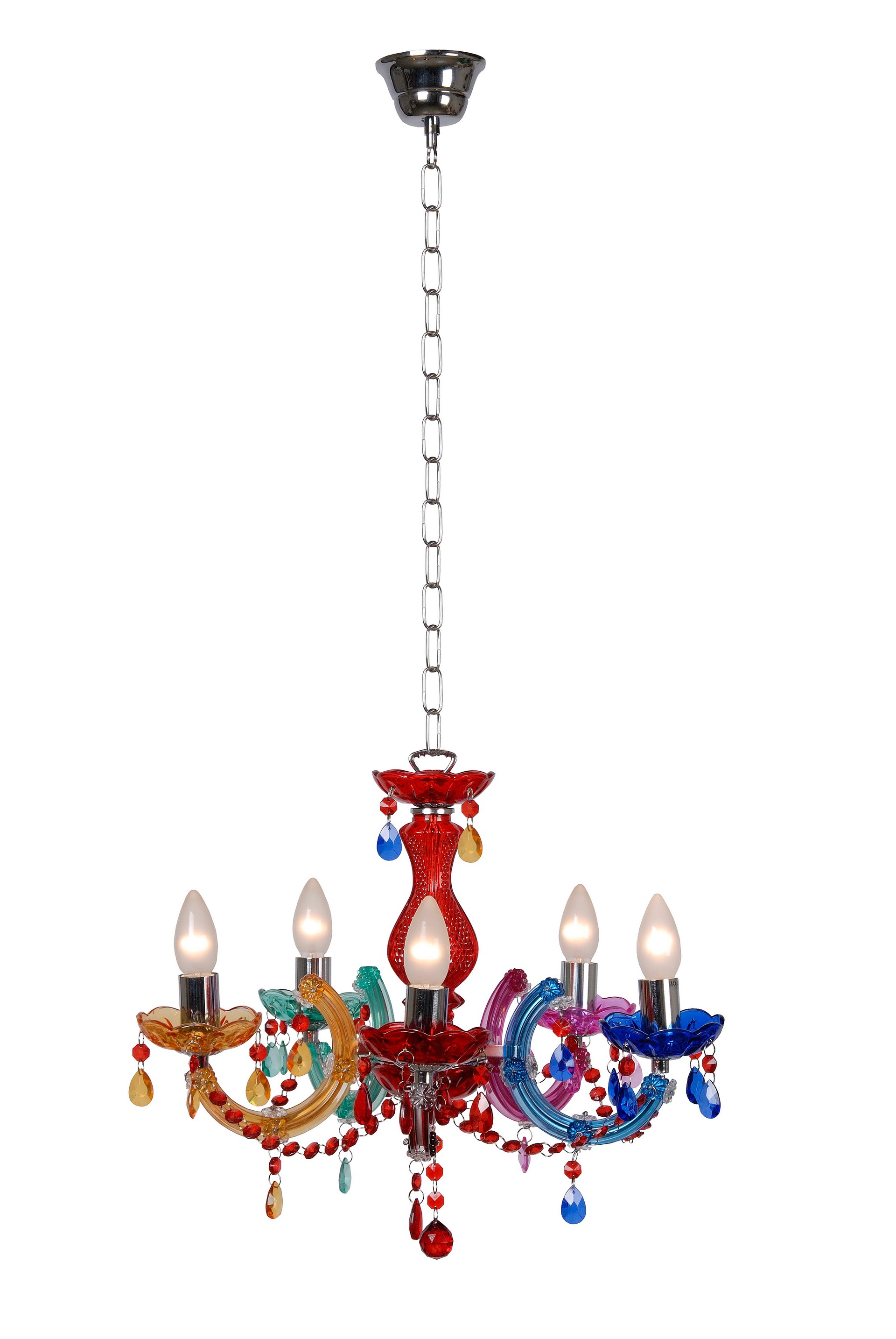 Люстра разноцветная Arabesque 78351/05/99 Lucide