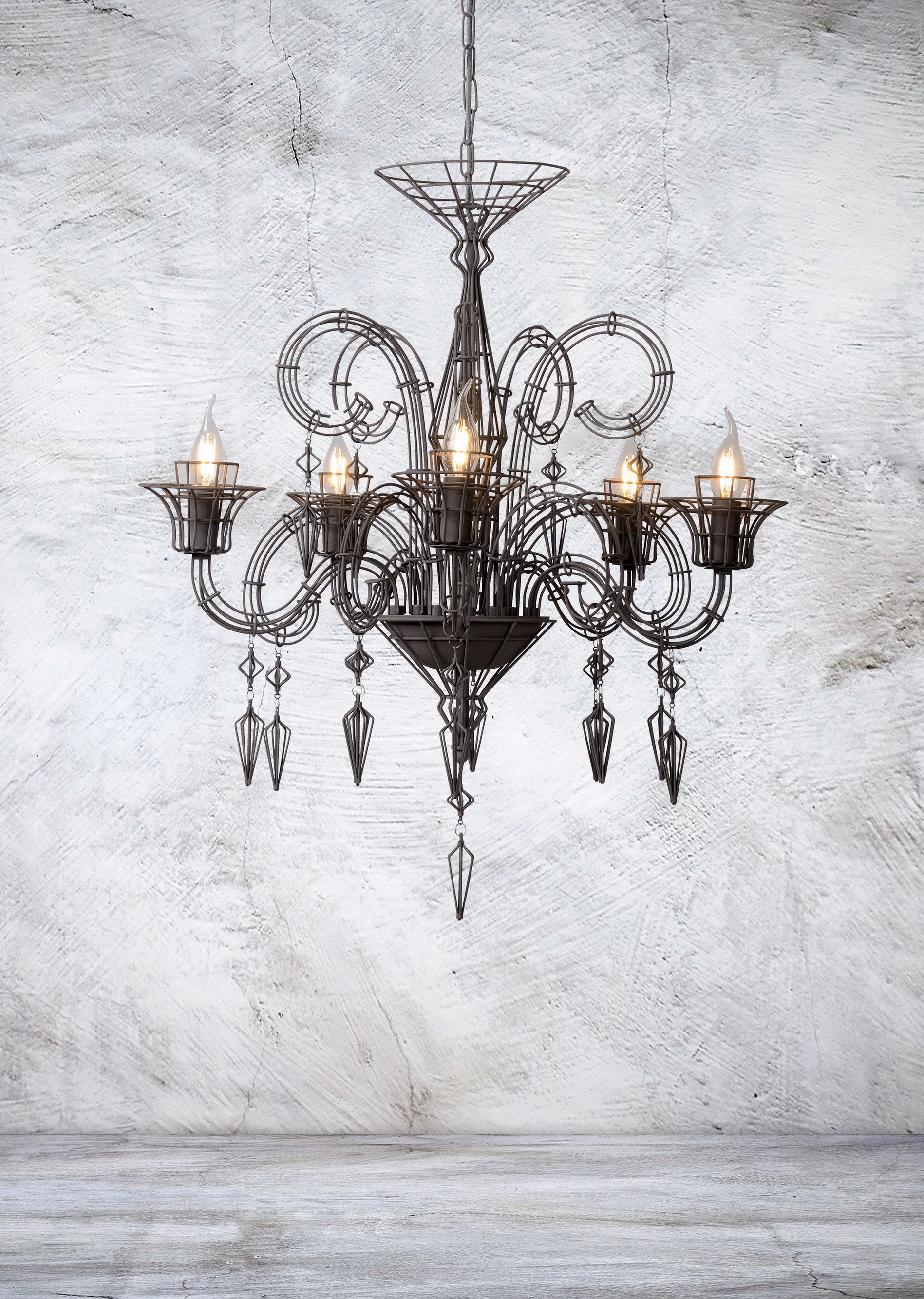 Подвесная люстра Lucide LOUISE 78370-05-50