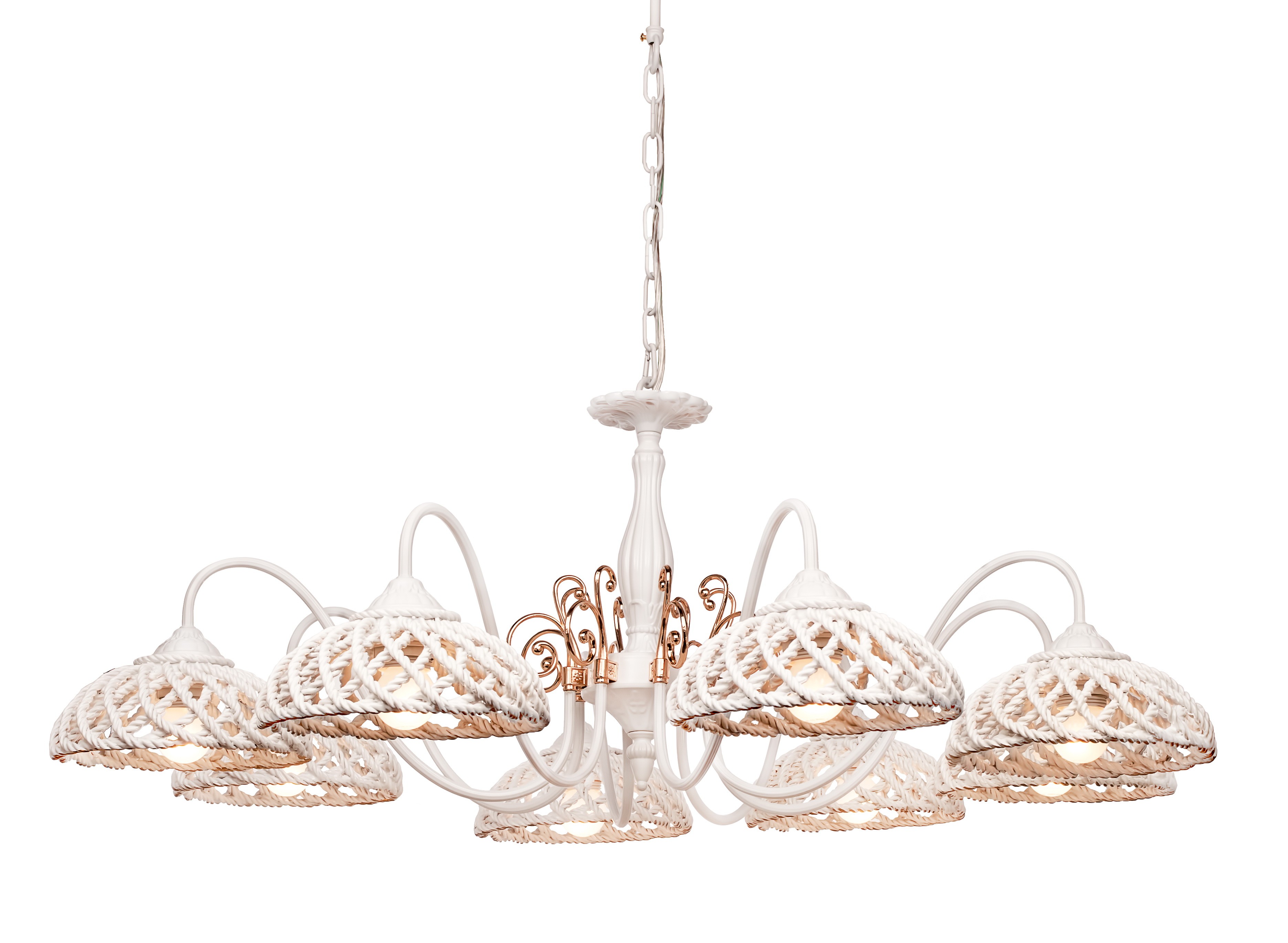 Люстра с веревками Bavaria 720.51.8 SilverLight