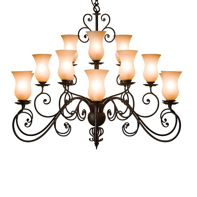 Люстра многоярусная Bozen L12315.36 L'Arte Luce