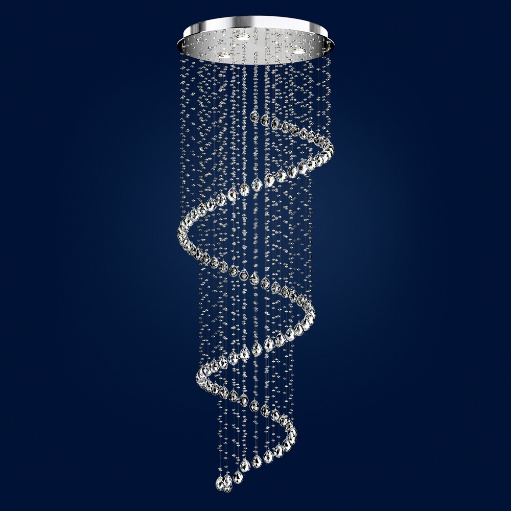 Люстра каскадная Максисвет 0144 1-0144-3-CR LED