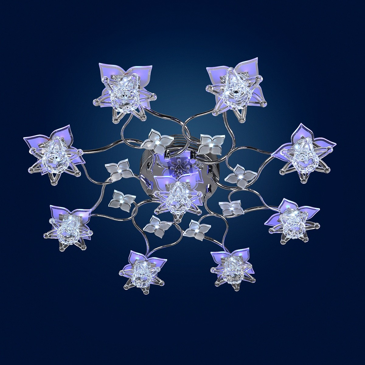 Потолочная люстра Максисвет 1-7485-7-CR-LED Y G9