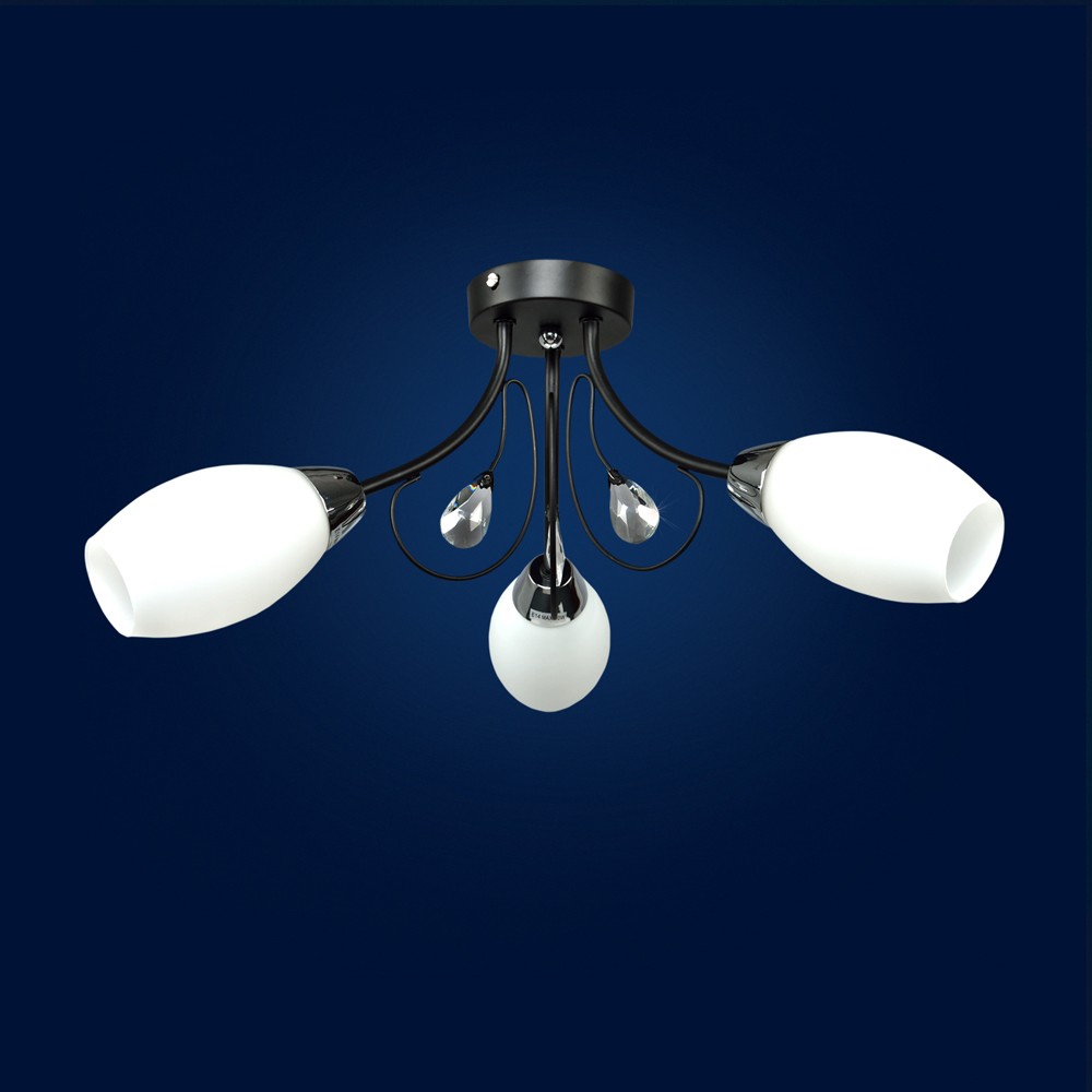 Потолочная люстра Максисвет 8560 1-8560-3-BK E14