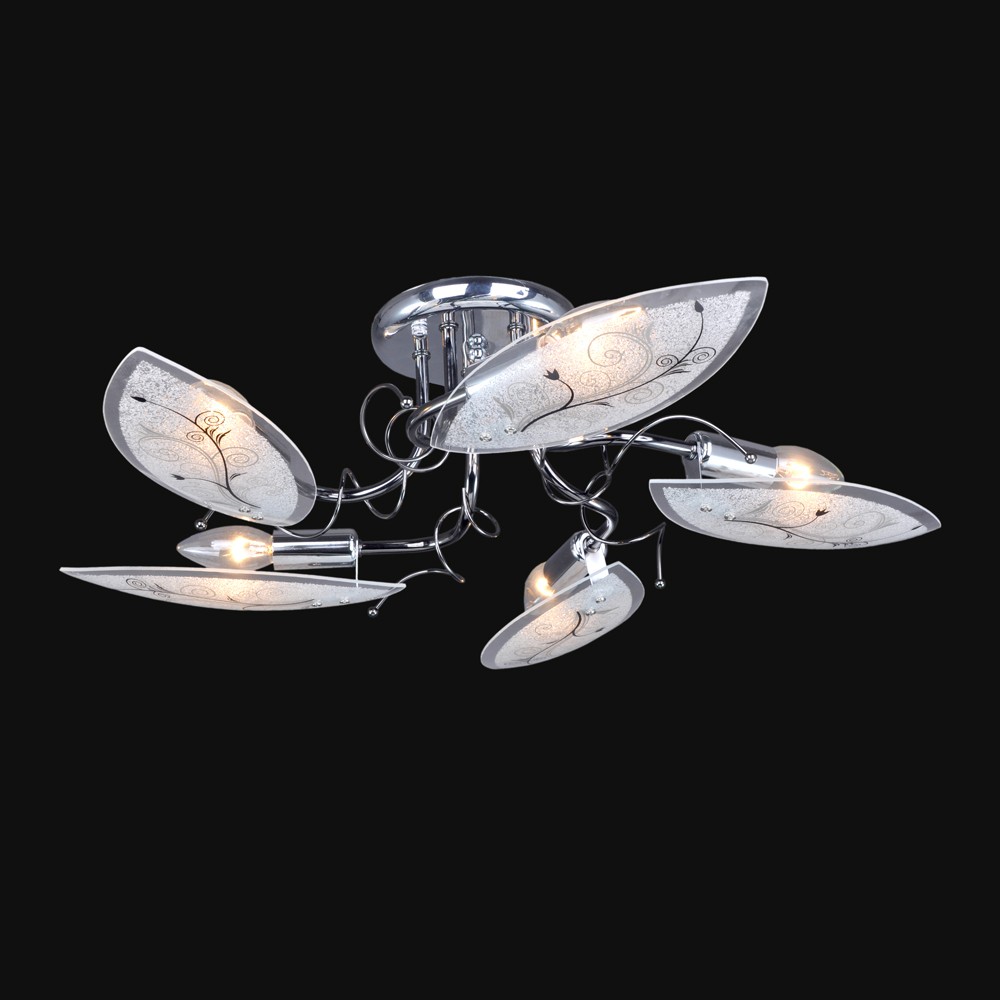 Потолочная люстра Максисвет 8675 1-8675-5-ZH+CR E14