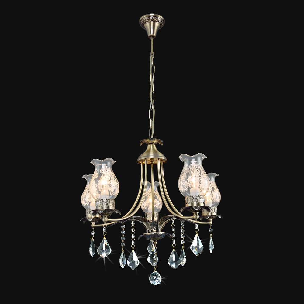 Подвесная люстра Максисвет 2-3965-5-AB E14