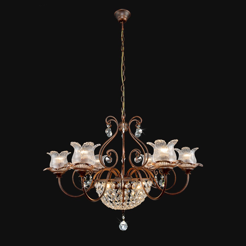 Подвесная люстра Максисвет 2-8150-9-BR E14