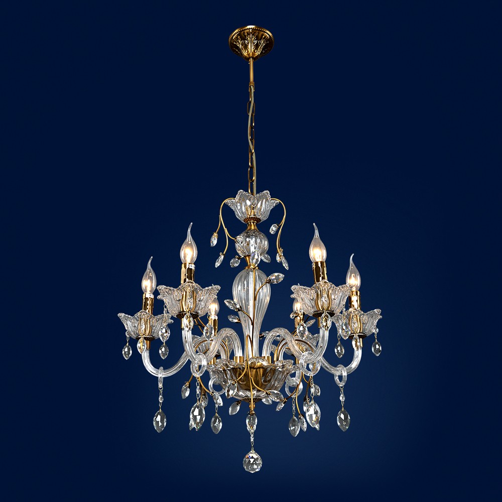 Подвесная люстра Максисвет 2-8155-6-GL E14