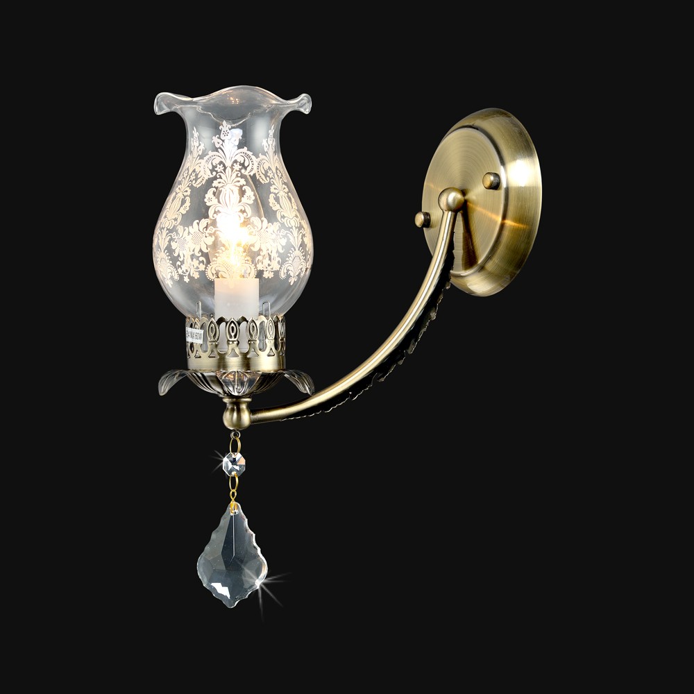 Бра с цветочками 3965 3-3965-1-AB E14 Максисвет