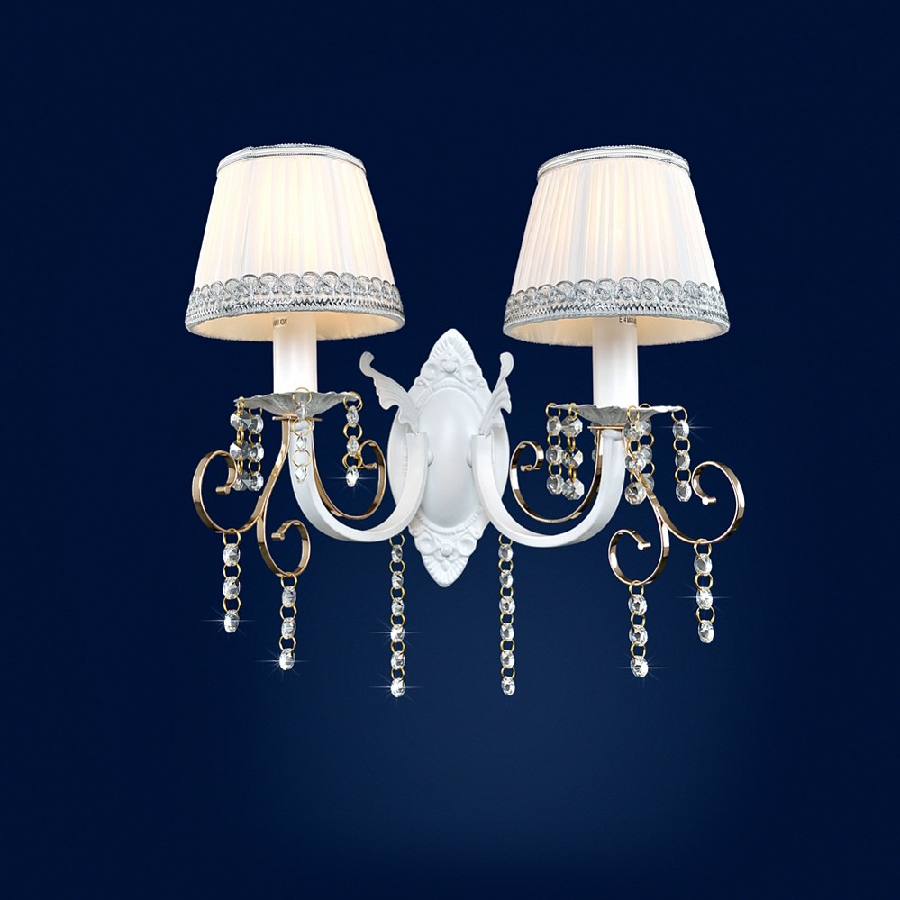 Настенное бра Максисвет 3-6775-2-WH+FG E14