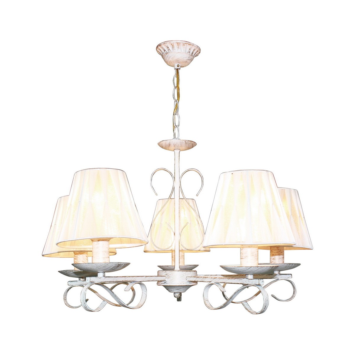 Подвесная люстра ID lamp Milana 274/5-Whitepatina