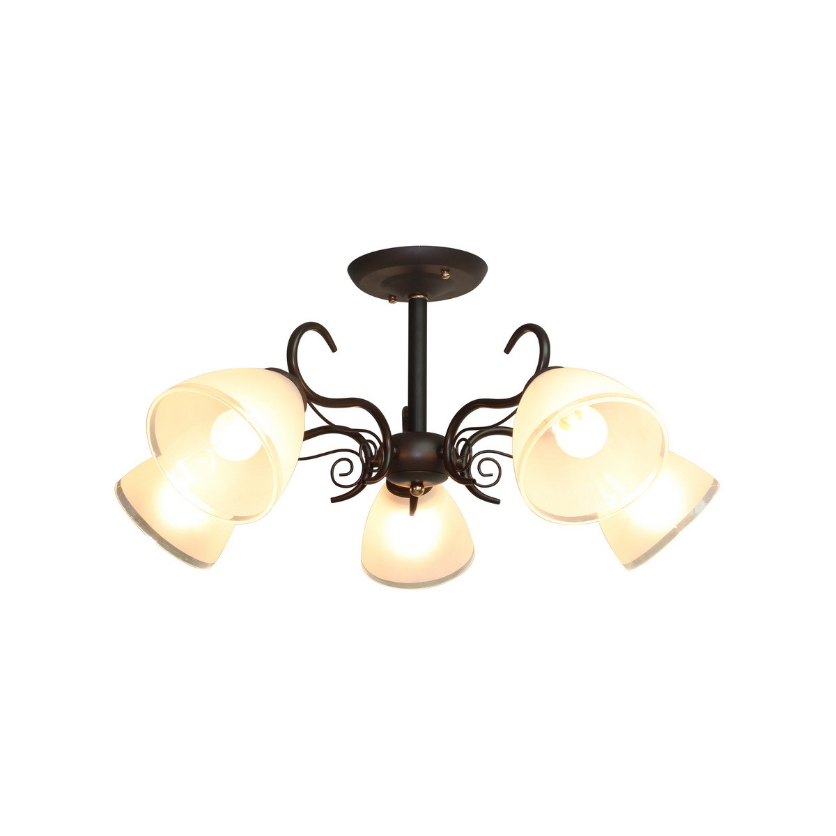Потолочная люстра ID lamp Marsell 277/5PF-Black
