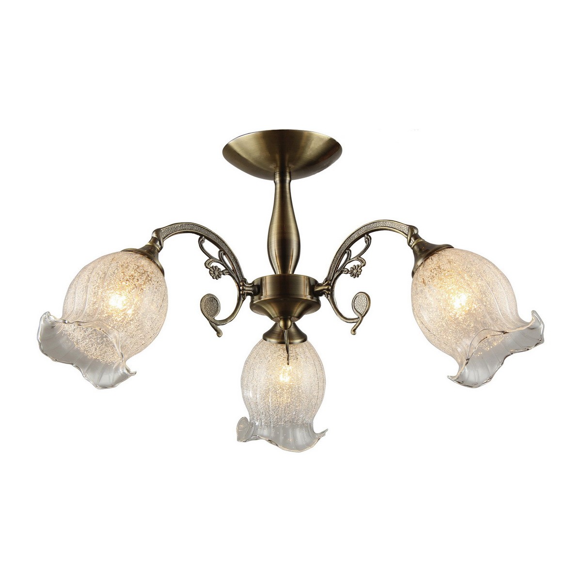 Потолочная люстра ID lamp Ernest 288/3PF-Oldbronze