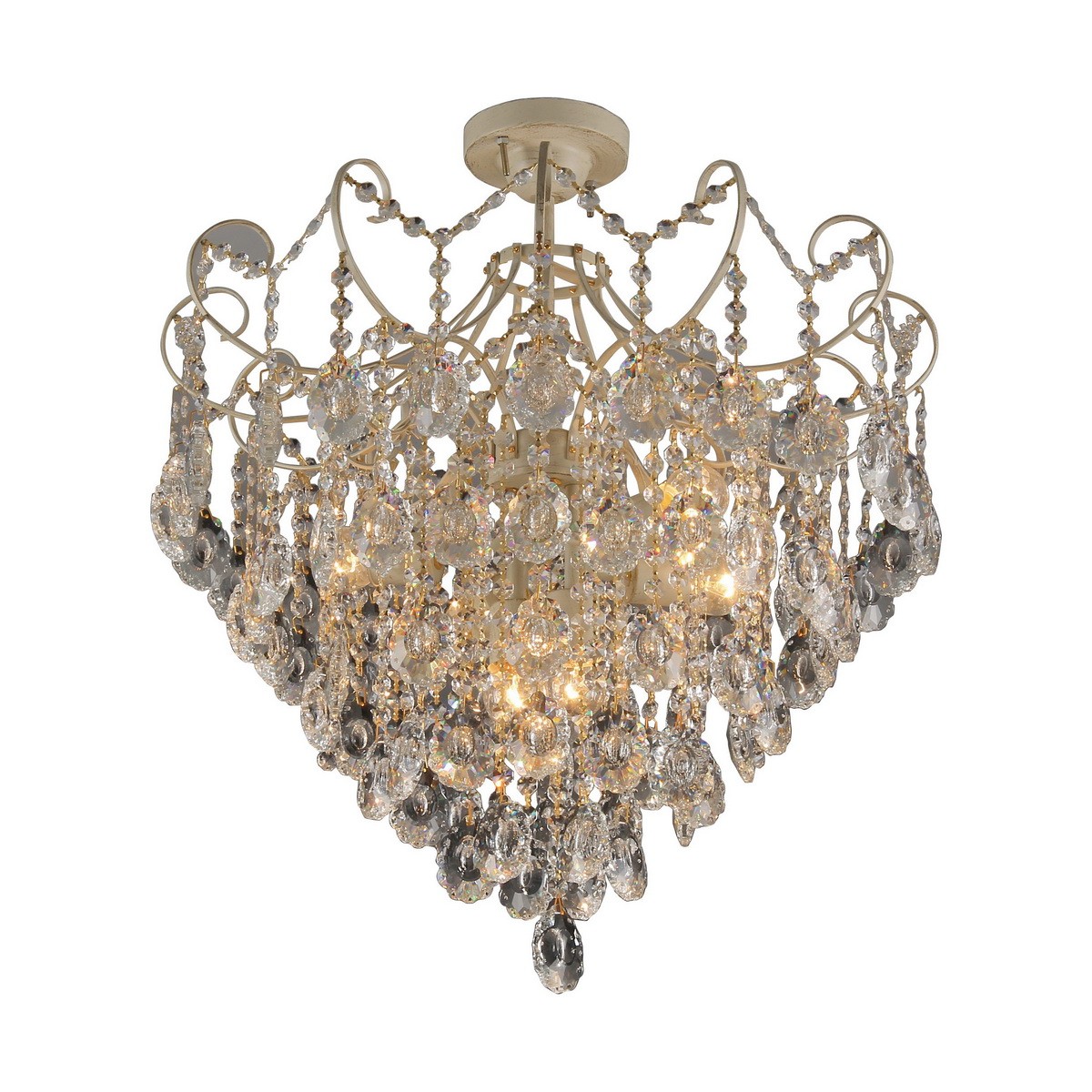 Потолочная люстра ID lamp Grace 299/6PF-Whitepatina