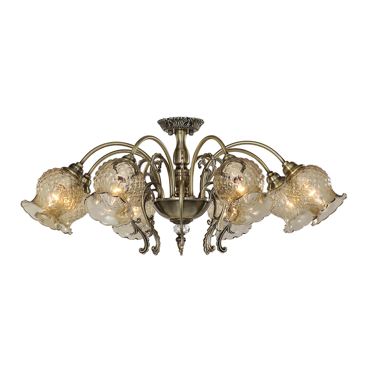 Потолочная люстра ID lamp Marmara 475/8PF-Oldbronze