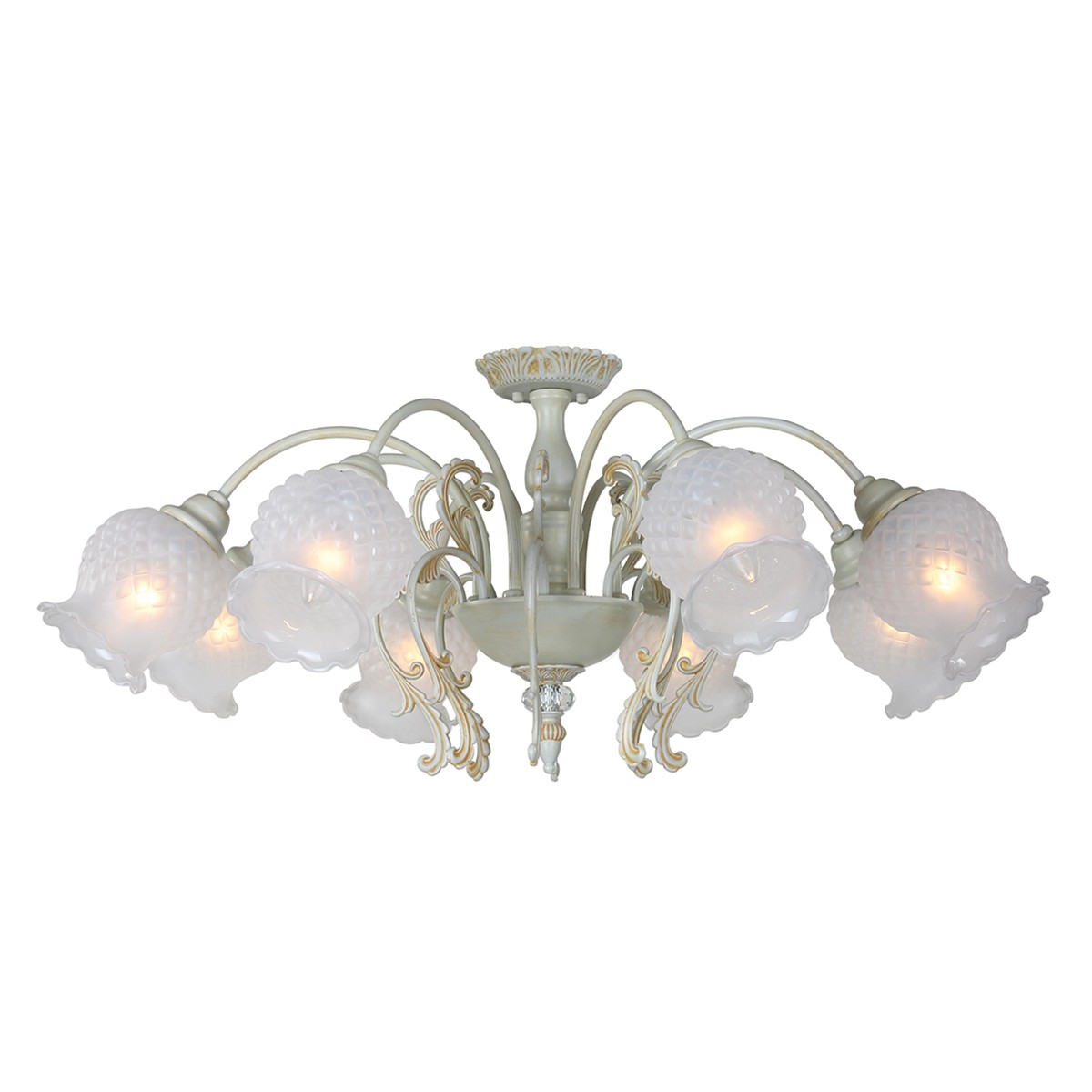 Потолочная люстра ID lamp Marmara 475/8PF-Whitepatina