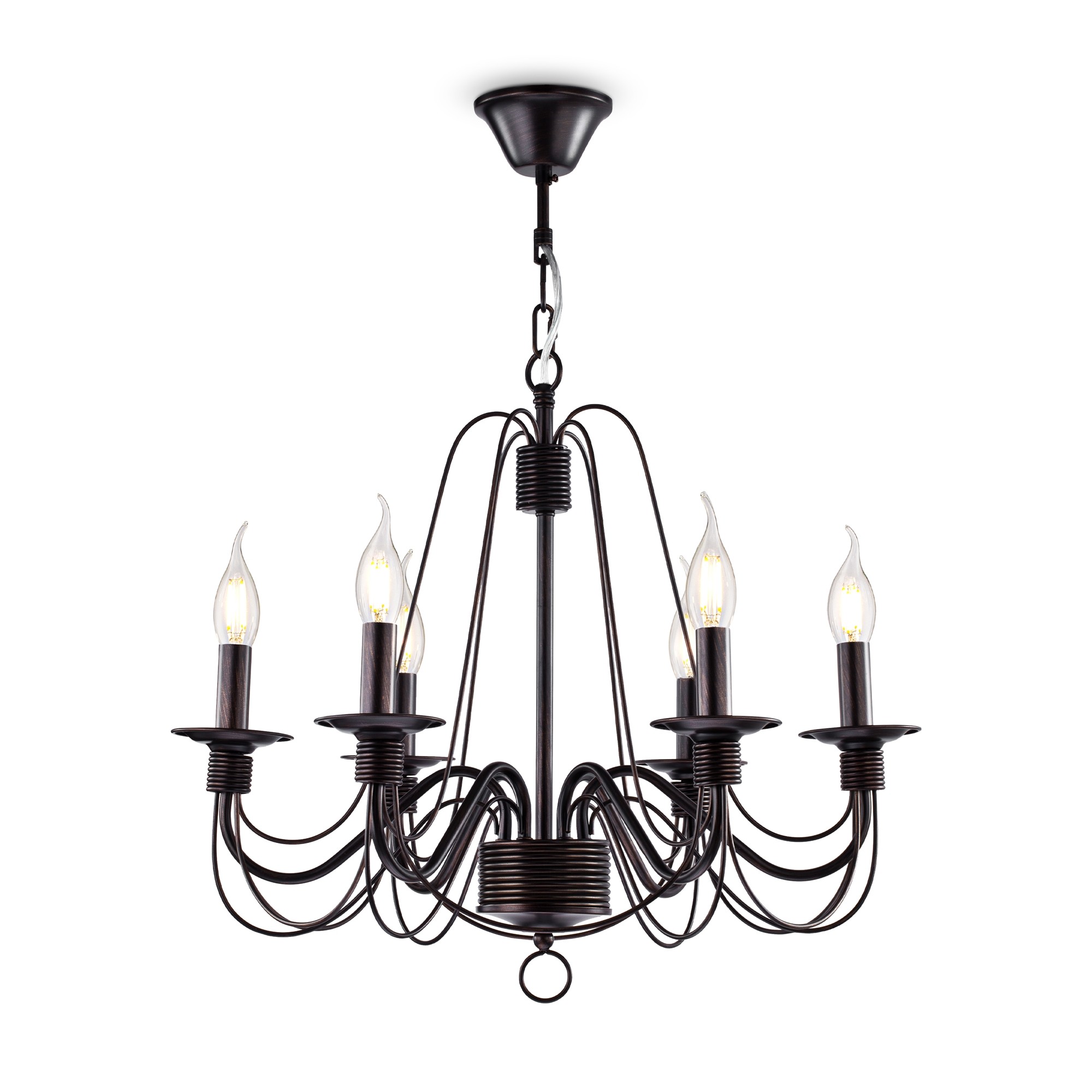 Подвесная люстра Freya Velia FR2046-PL-06-BR