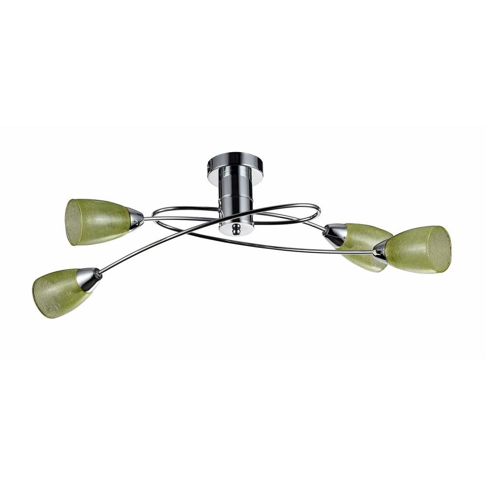 Потолочная люстра Freya Flash FR103-04-GN