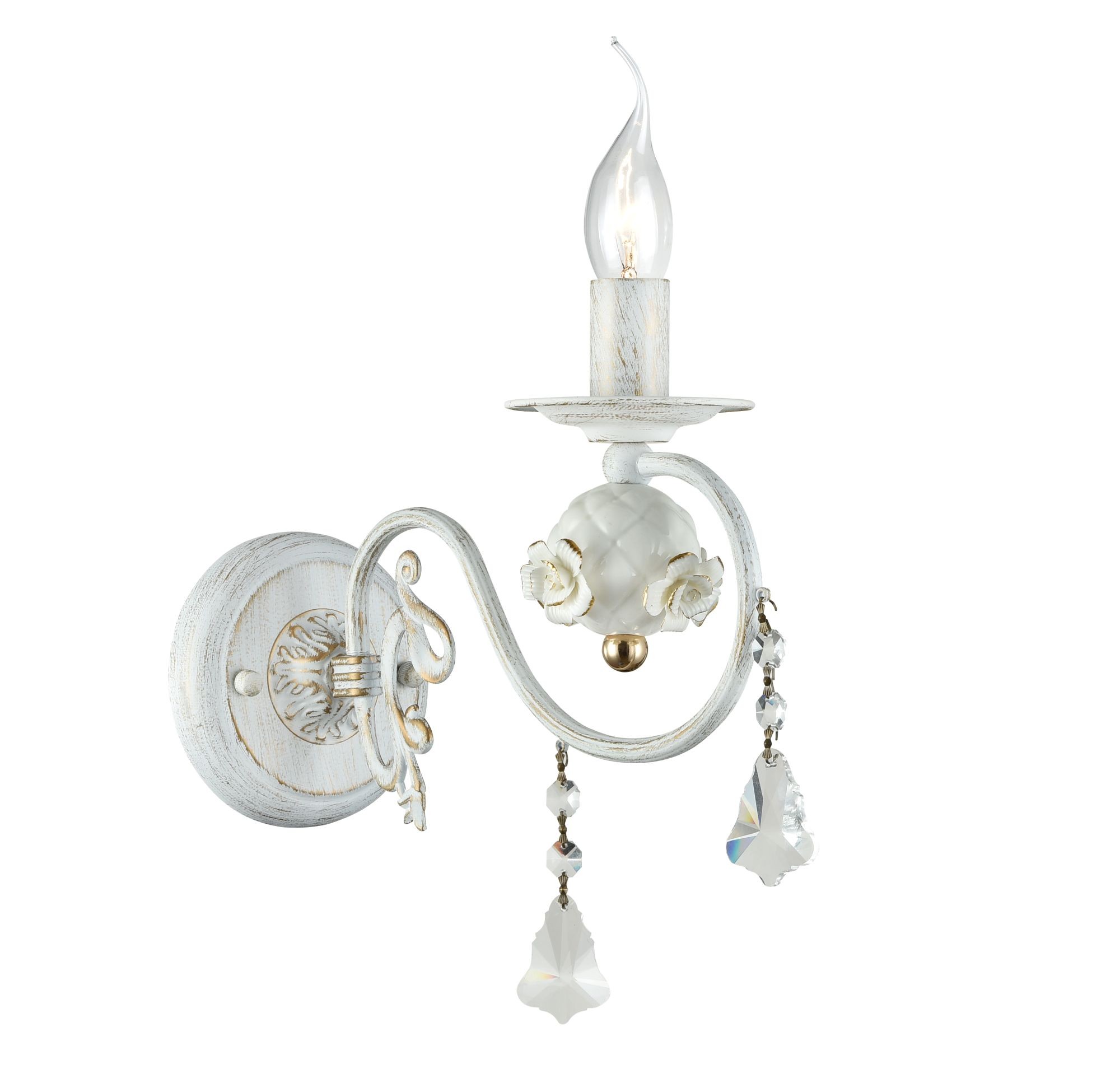 Бра с цветочками Faberge FR3218-WL-01-WG Freya