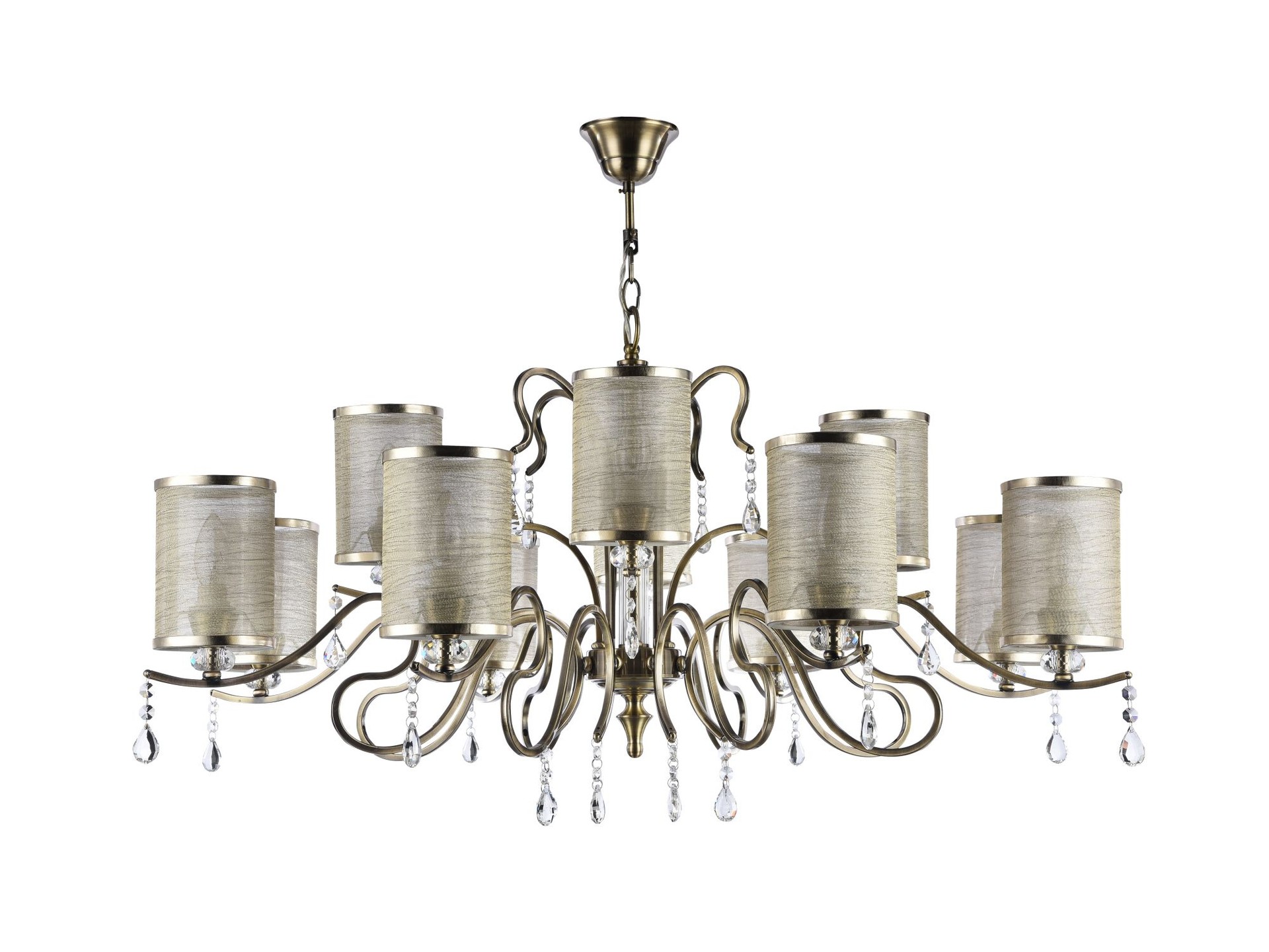 Подвесная люстра Freya Faust FR2300-PL-12-BZ