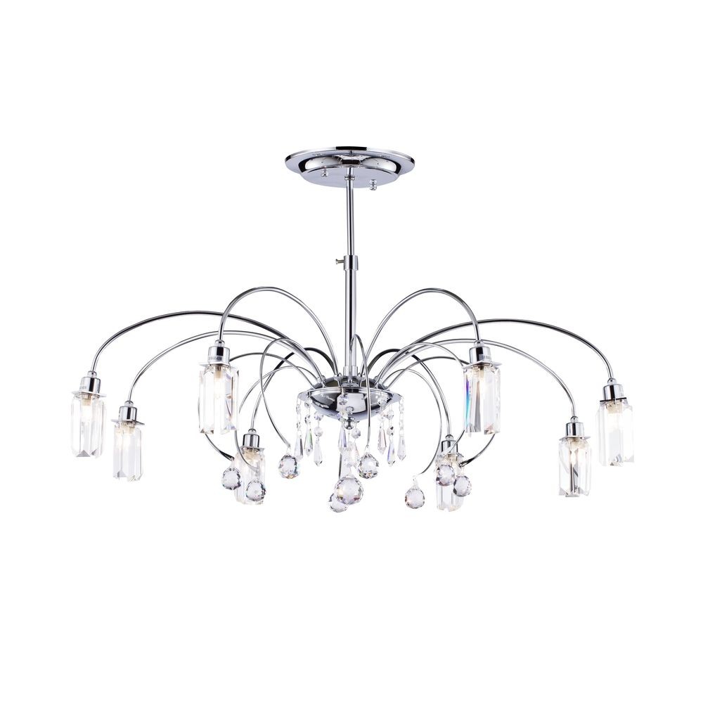 Люстра на штанге Freya Fountain FR5605-CL-08-CH