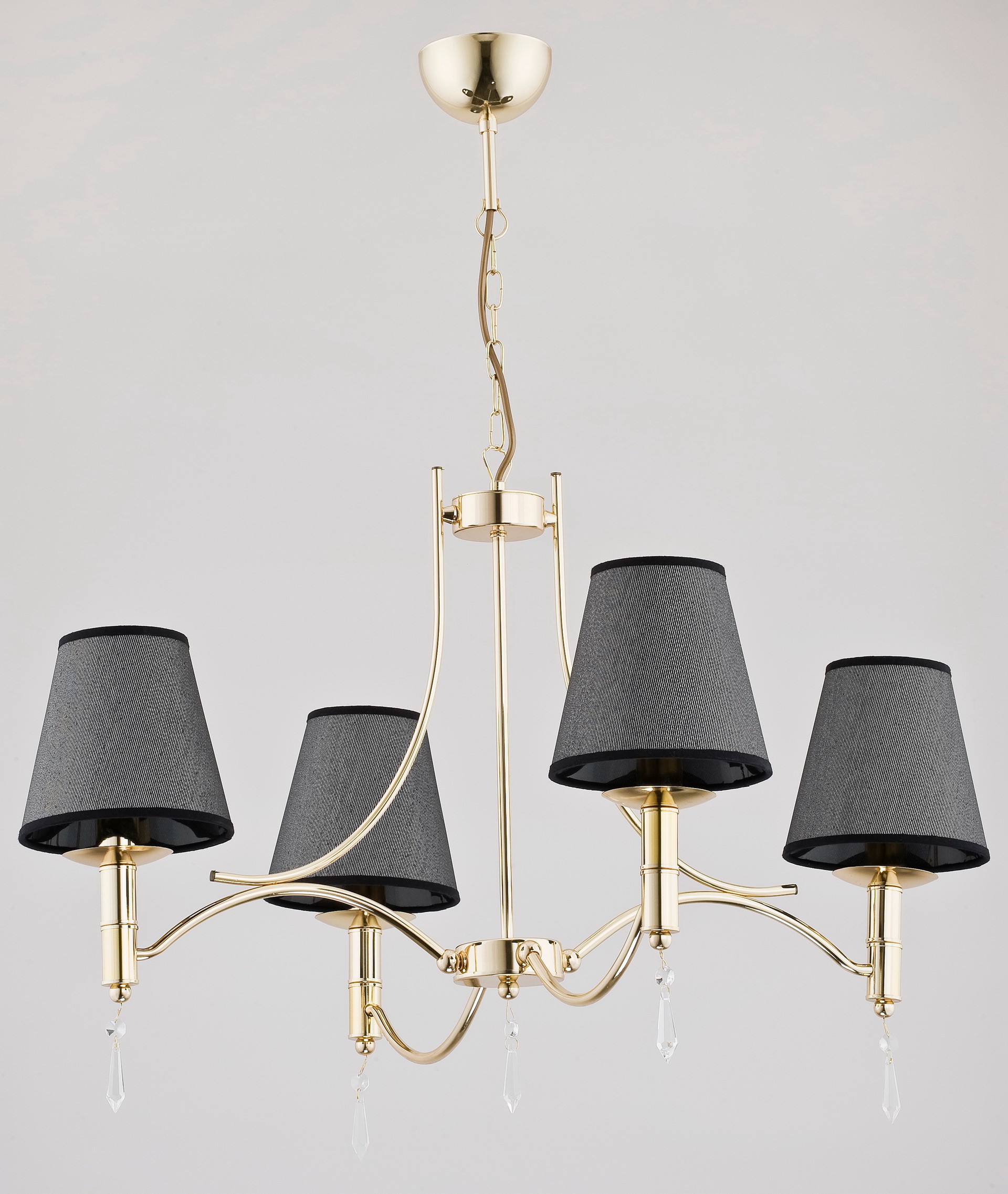 Подвесная люстра Alfa Abil Black Gold 23024