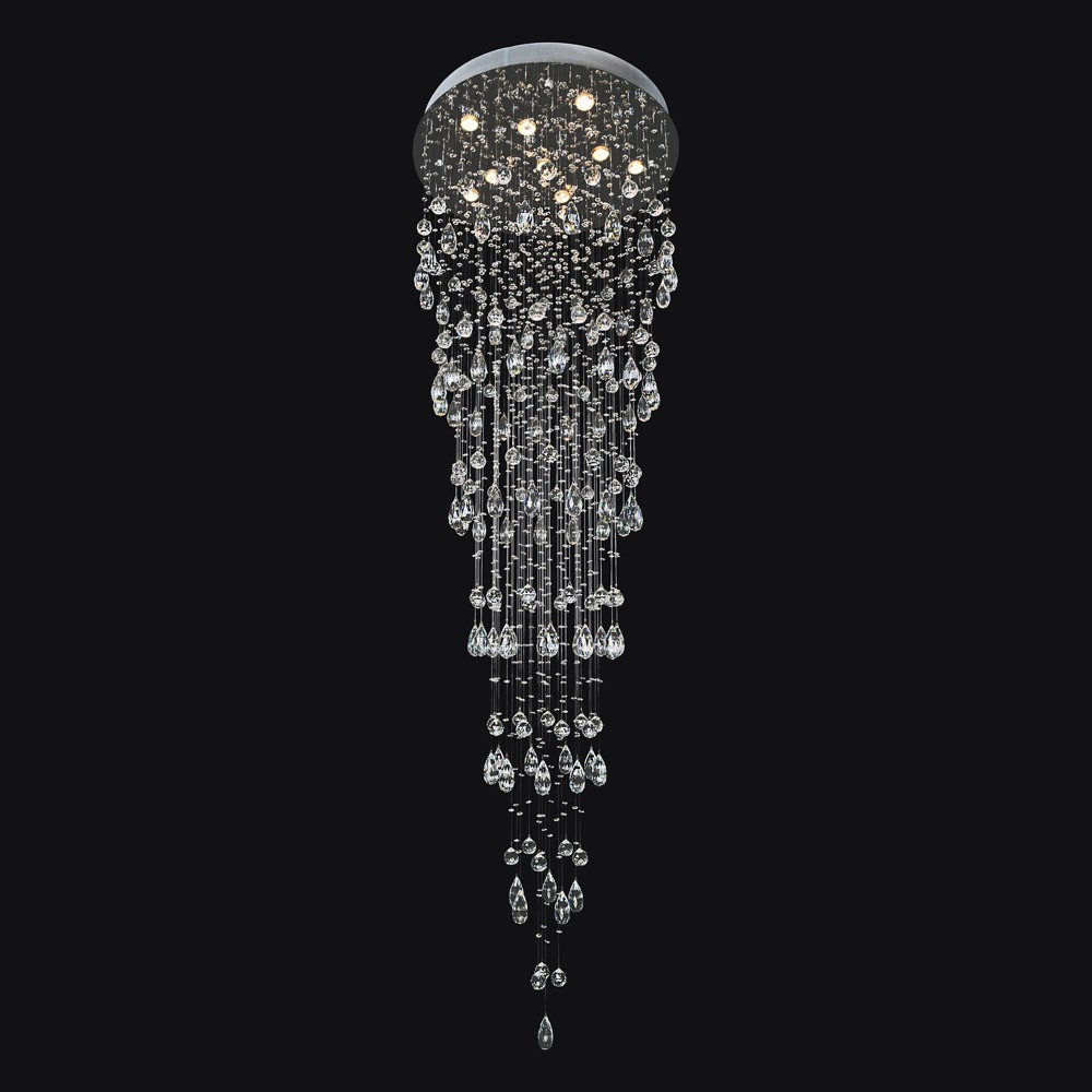 Люстра каскадная Максисвет 1-1016-10-CR Y GU10