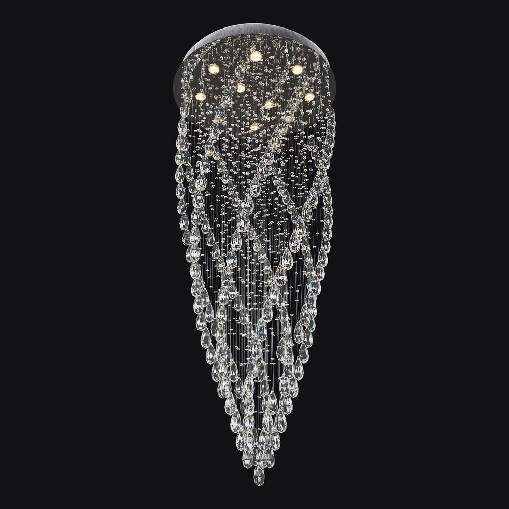 Люстра каскадная Максисвет 1-1020-10-CR Y GU10