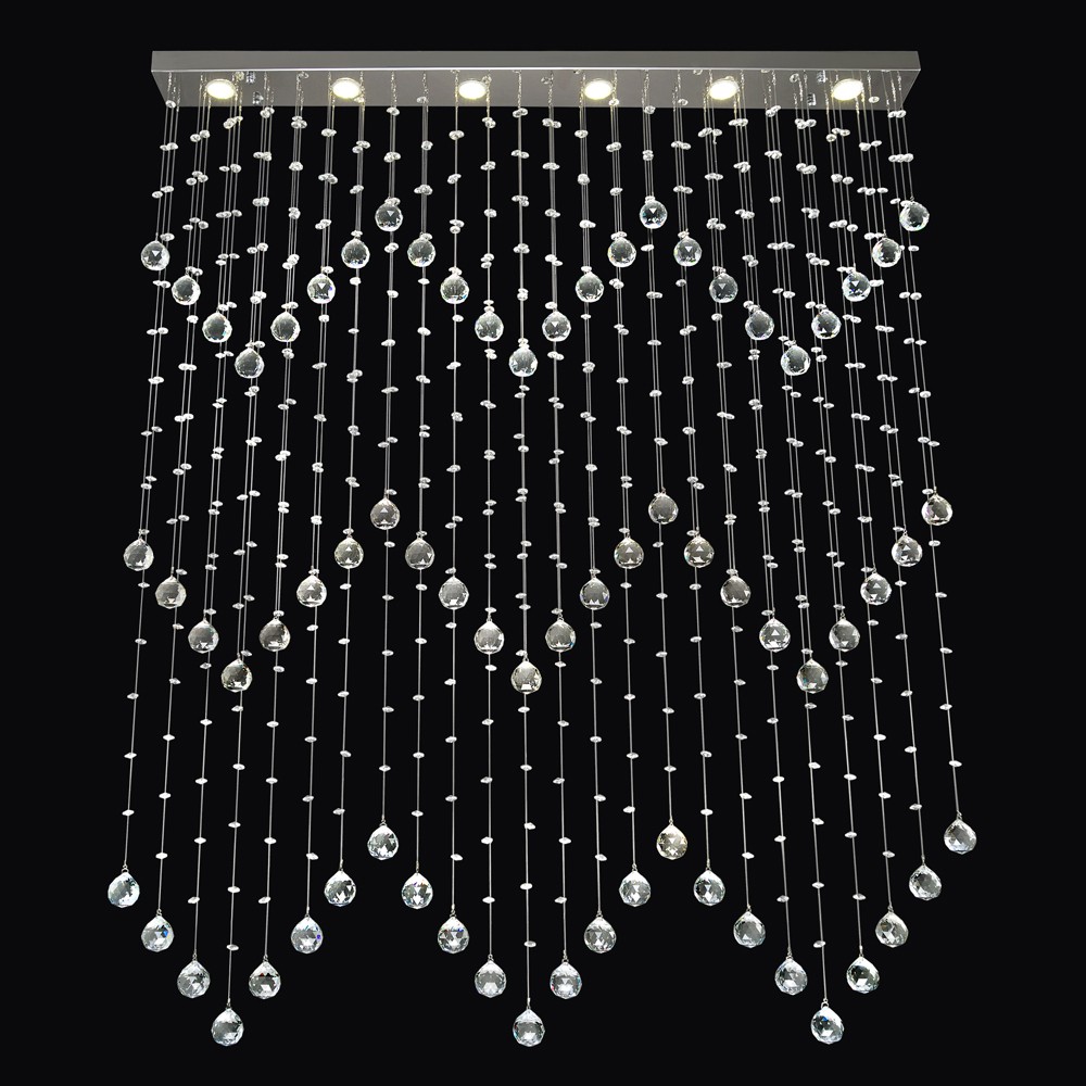 Люстра каскадная Максисвет 1-1026-6-CR-LED