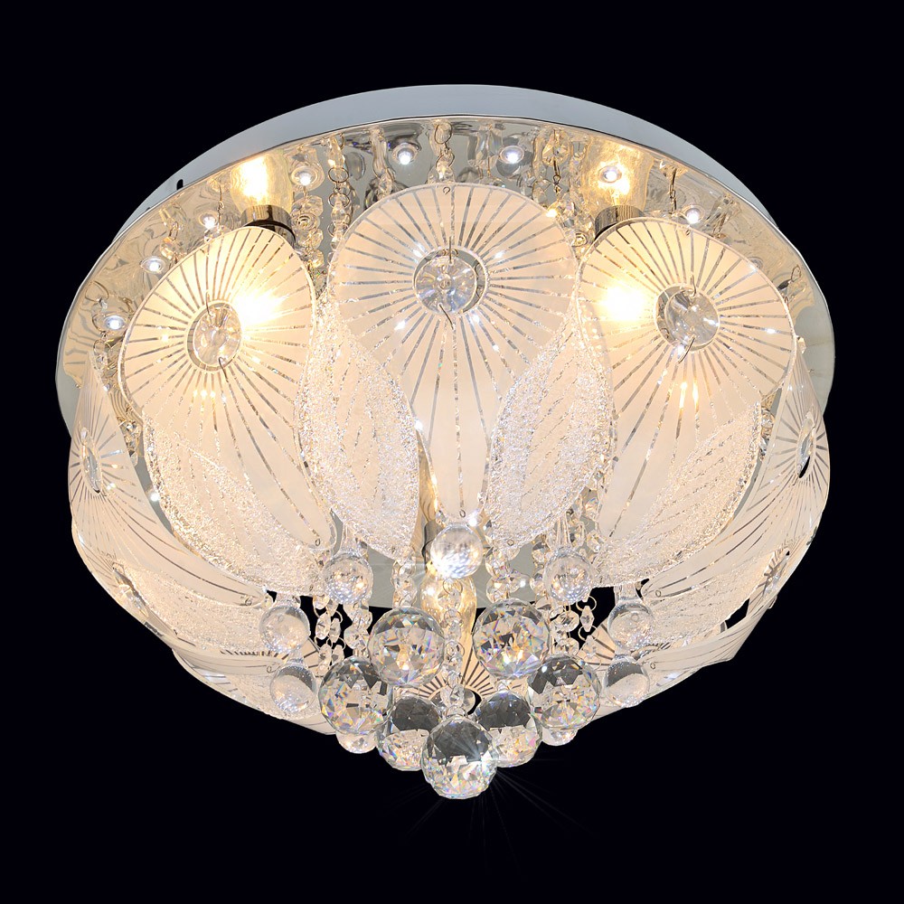 Потолочная люстра с пультом 0152 Максисвет 1-0152-4-CR-LED Y E14