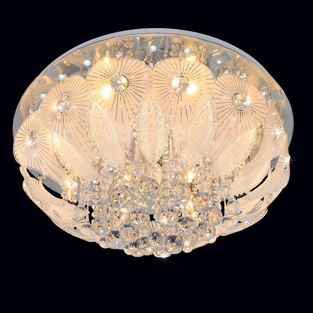 Потолочная люстра с пультом 0152 Максисвет 1-0152-8-CR-LED Y E14