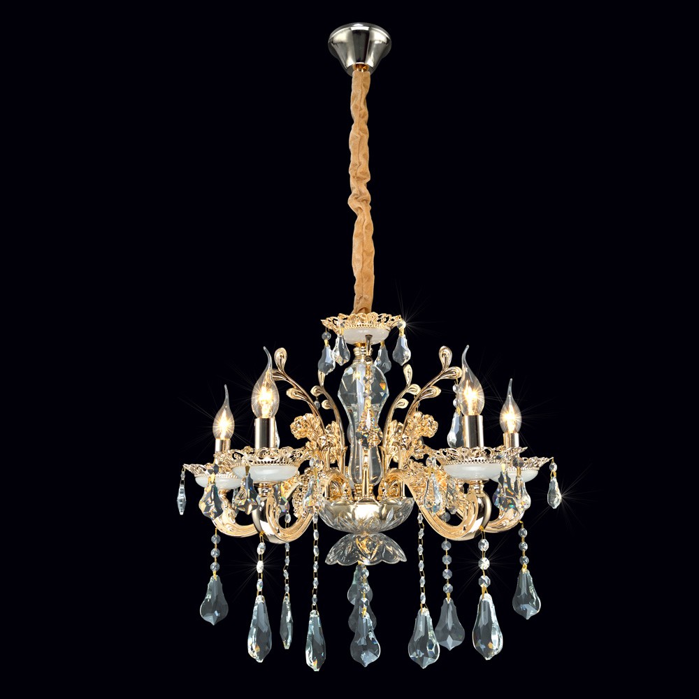 Подвесная хрустальная люстра 3882 Максисвет 2-3882-5-FG E14