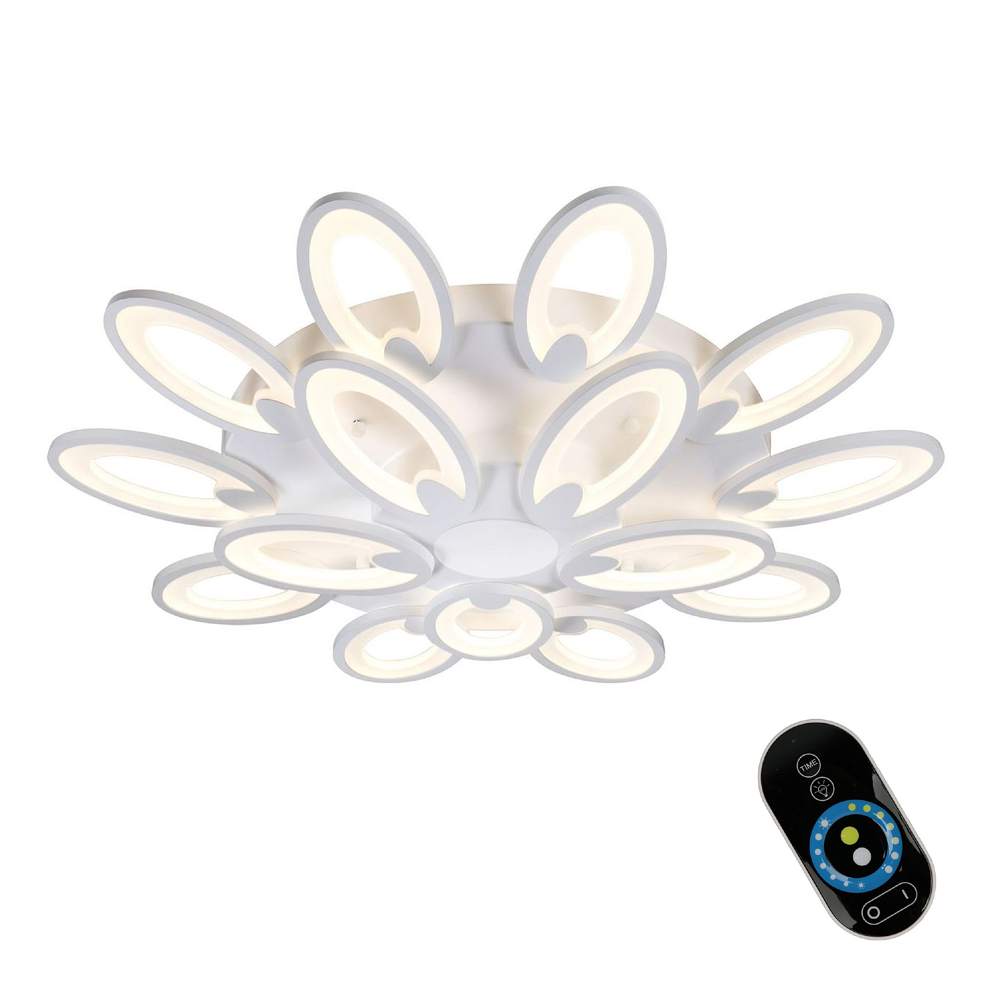 Потолочная люстра с пультом Glastonbury Omnilux OML-45807-210