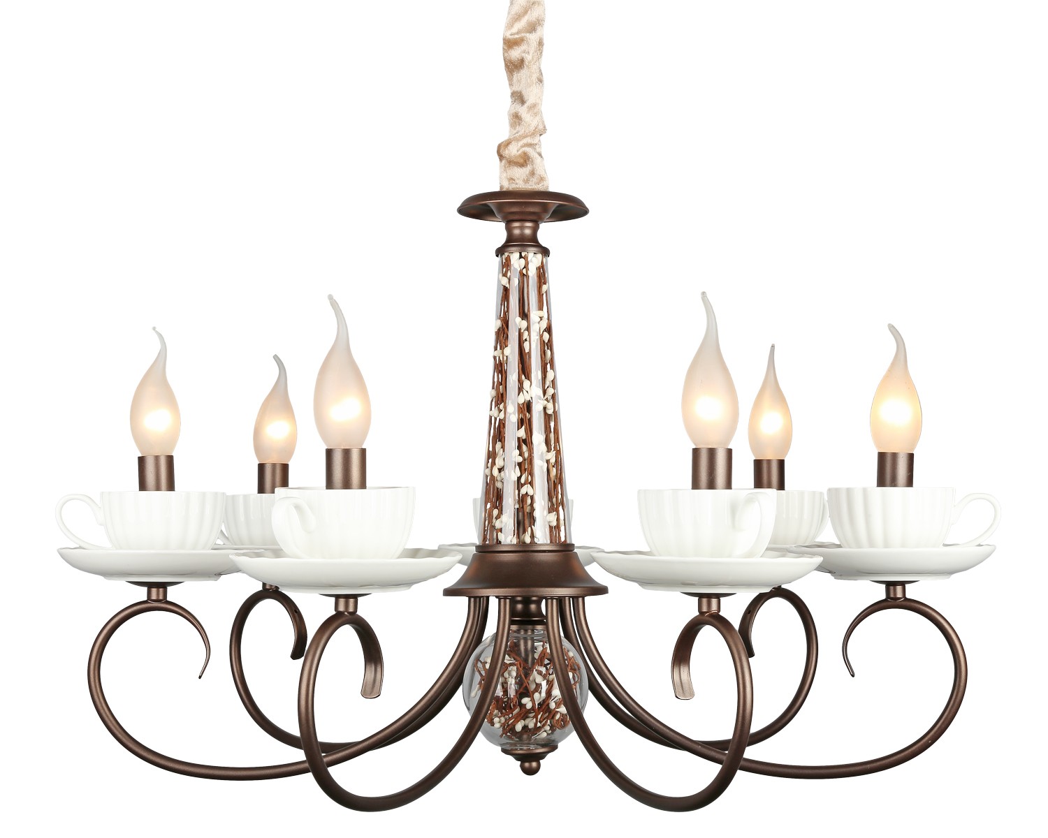 Люстра с чашками Lecce OML-74303-07 Omnilux