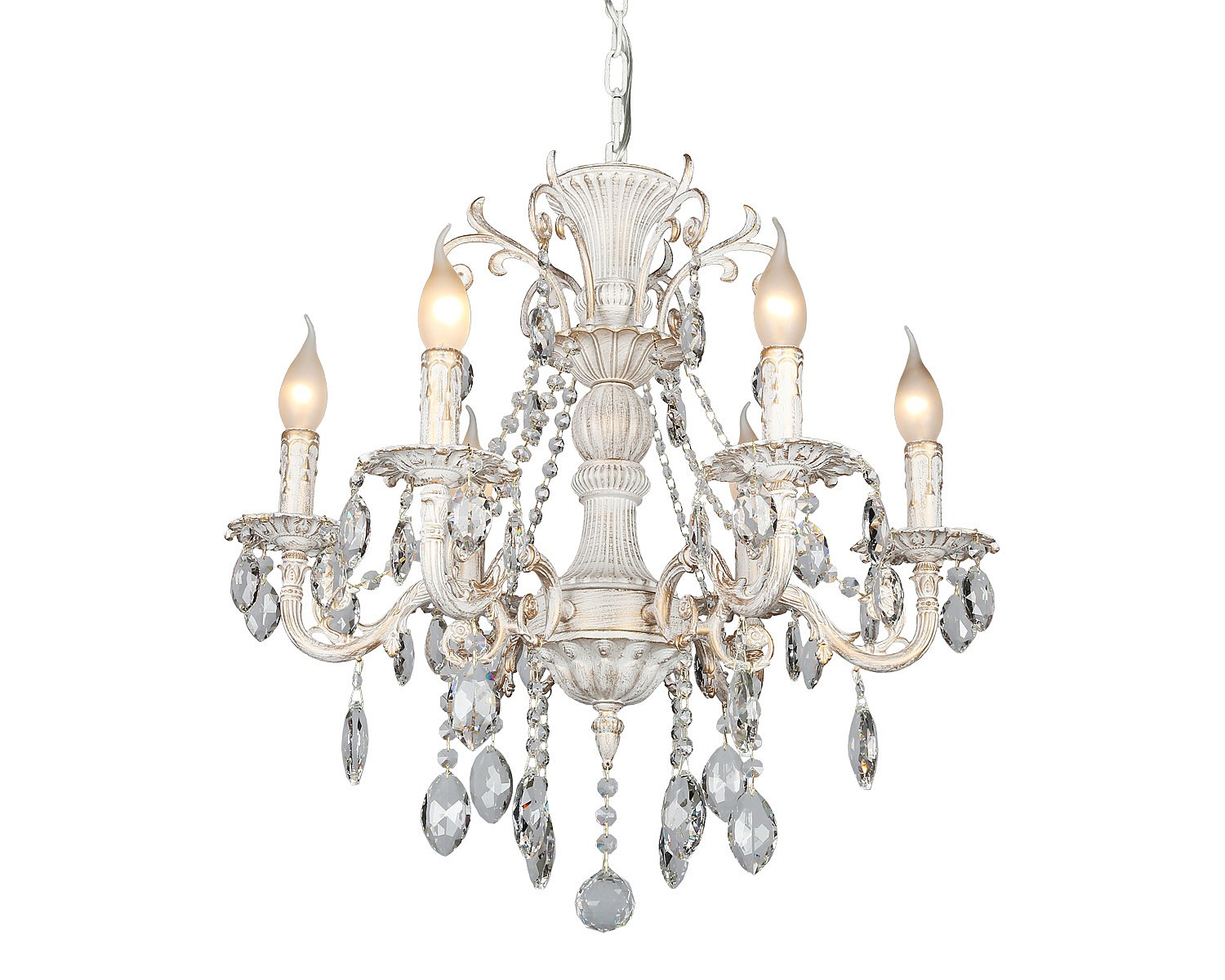 Подвесная хрустальная люстра Martina Omnilux OML-79003-06