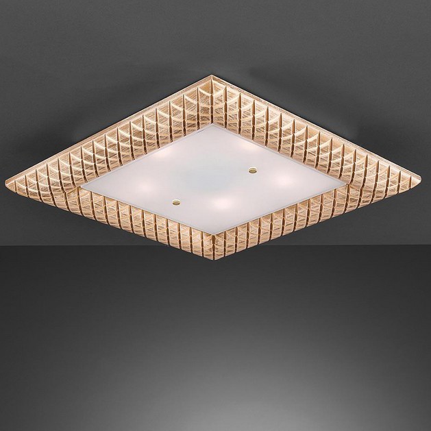 Светильник потолочный La Lampada 164 PL 164/5.17 Wood Ivory