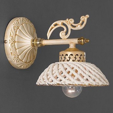 Настенное бра La Lampada 664 WB 664/1.17 Ceramic Cream