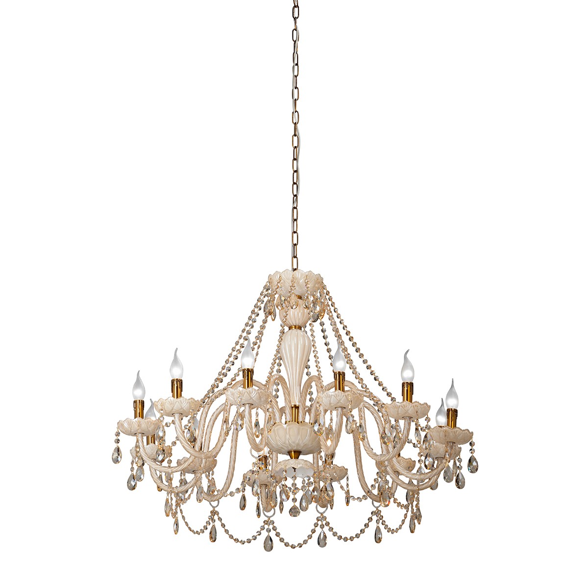 Подвесная хрустальная люстра V2364 Vitaluce V2364/12