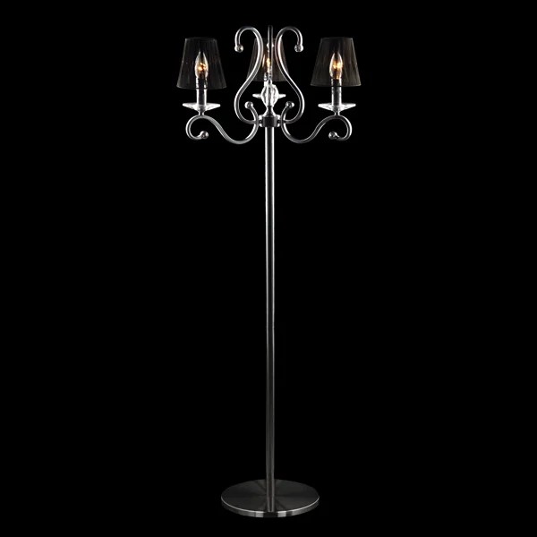 Торшер Eurosvet 80205 80205/3F матовый никель Strotskis