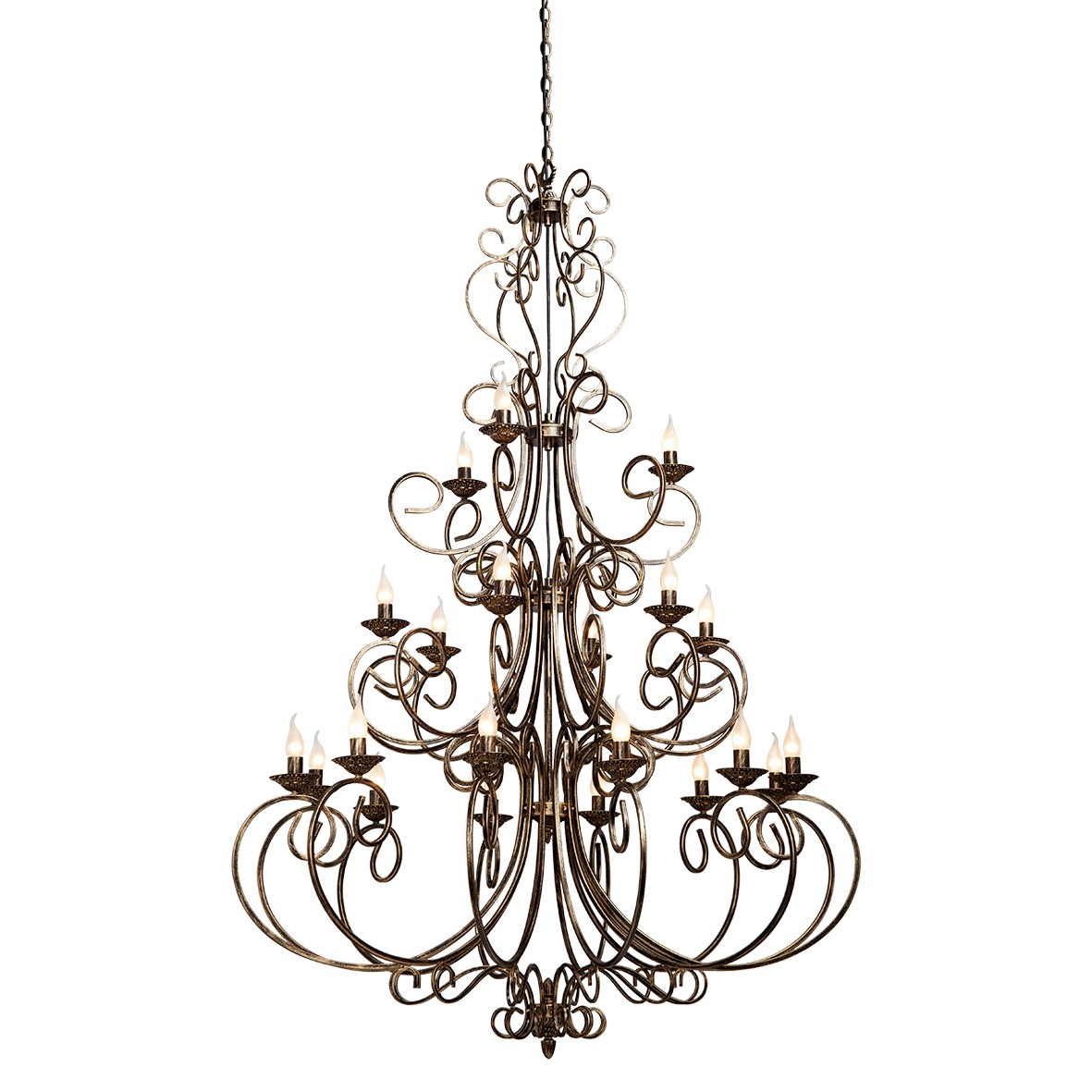 Люстра многоярусная V1094 V1094-1/12+6+3 Vitaluce Premium