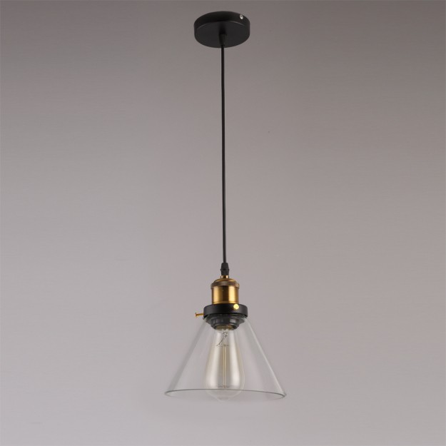 Светильник подвесной RiForma 8890 2-8890-1-BK+RC E27