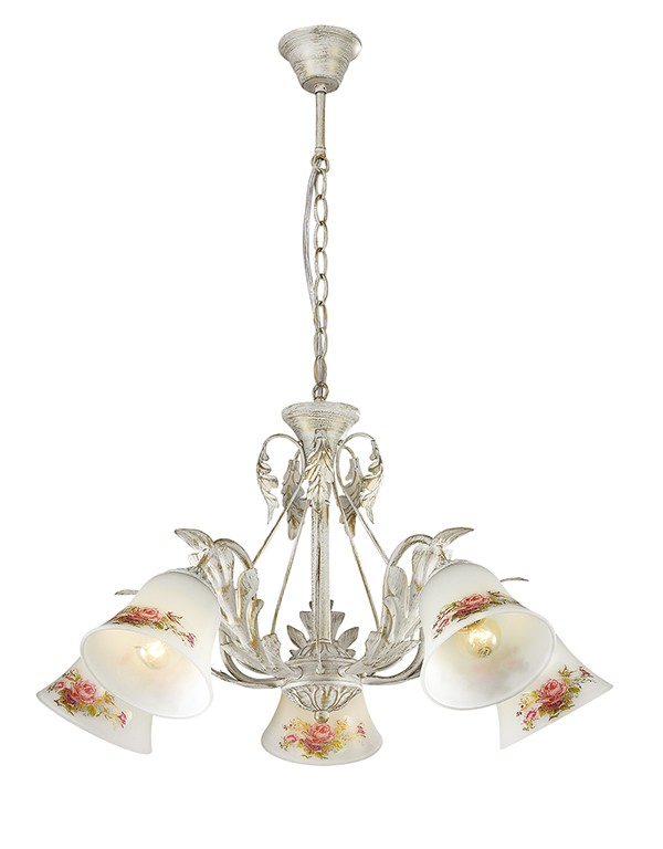 Люстра подвесная с цветочками Etienna 3401/5 Lumion