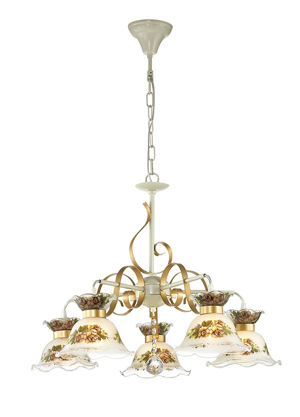 Люстра подвесная с цветочками Perraina 3425/5 Lumion
